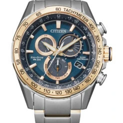 Citizen Eco Drive Men's PCAT Two-Tone, Rose Gold Stainless-Steel Watch CB5916-59L