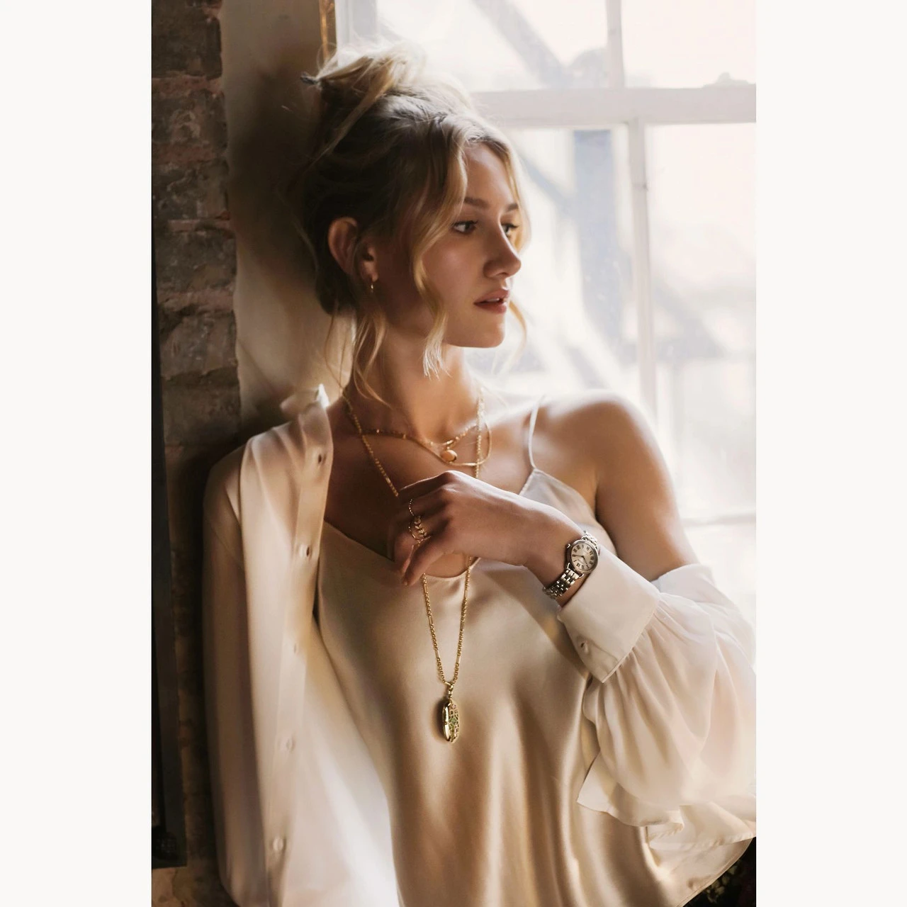 Eco Drive Women's Classic Coin Edge Silver-Tone Dial, Stainless Steel Watch Bracelet EM1050-56A | Citizen - Image 4