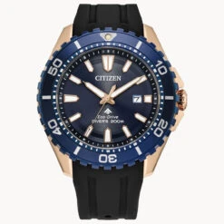 Eco Drive Men's Promaster Dive Blue Dial Polyurethane Strap Watch BN0196-01L | Citizen