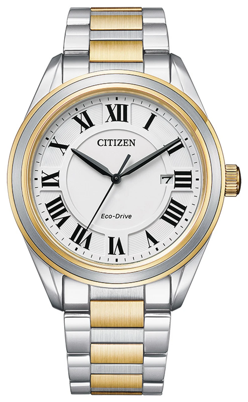 Citizen Eco Drive Men's Arezzo Two-Tone Stainless Steel Watch AW1694-50A