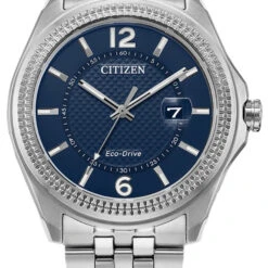 Citizen Eco Drive Men's Corso Silver-Tone Stainless Steel Case Watch AW1740-54L