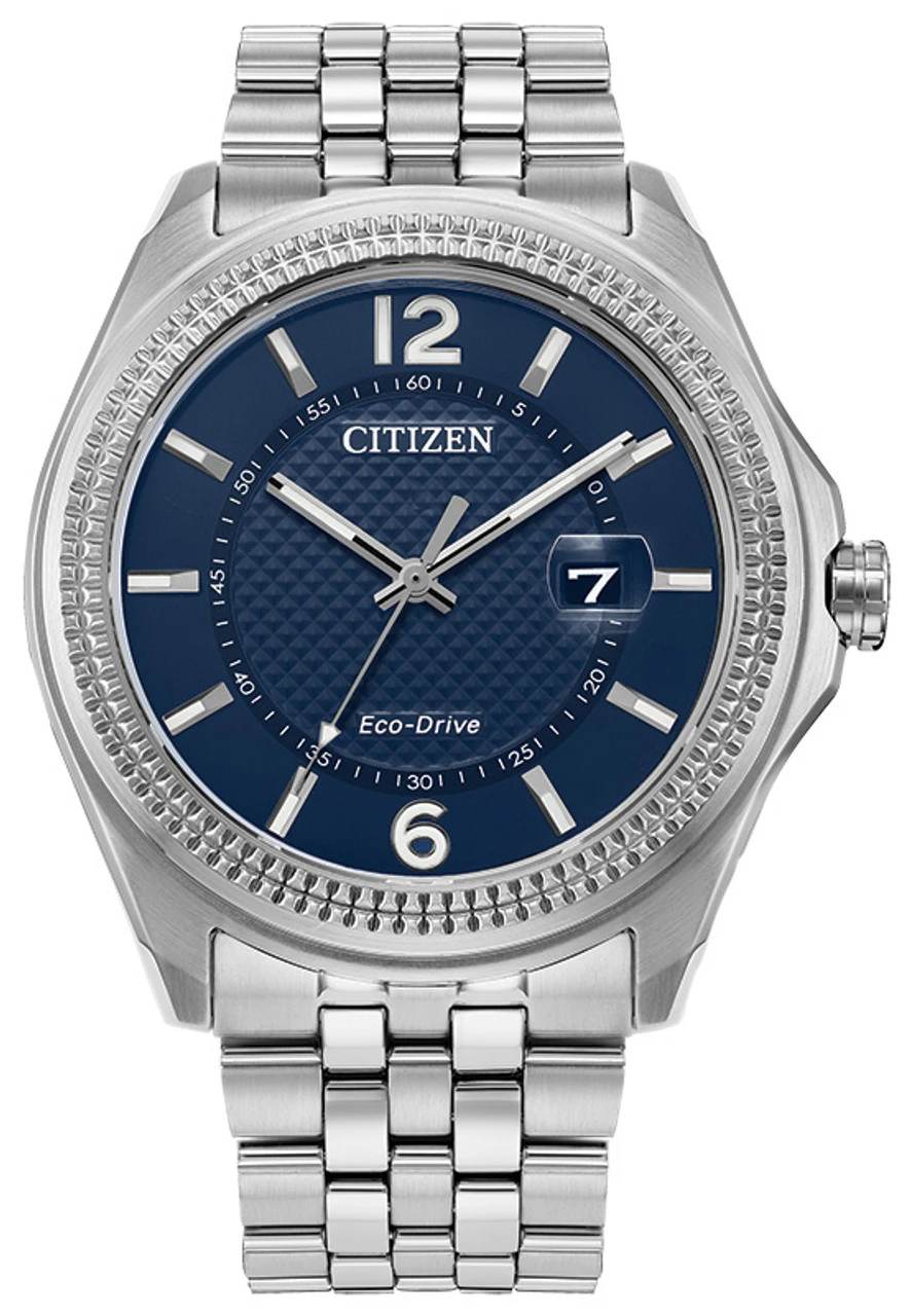 Citizen Eco Drive Men's Corso Silver-Tone Stainless Steel Case Watch AW1740-54L