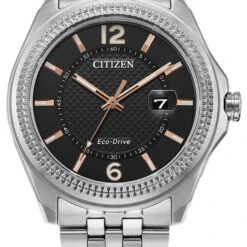 Citizen Eco Drive Men's Corso Silver-Tone Stainless Steel Case Watch AW1740-54H