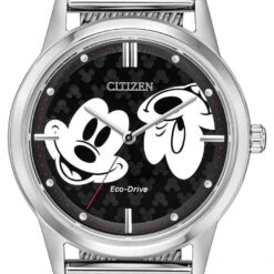 Citizen Eco Drive Unisex Mickey Mouse Stainless Steel Watch FE7060-56W